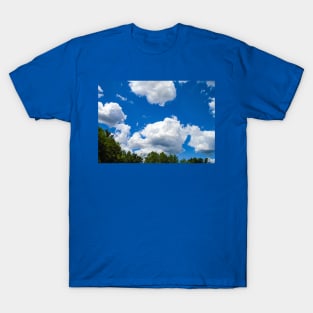 Sunny skies big fluffy clouds T-Shirt